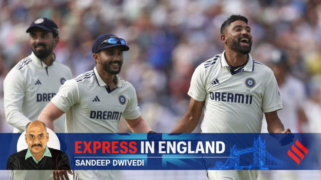 Siraj's early morning burst and his deadly finish saw him finish with 6/70. (AP Photo)
