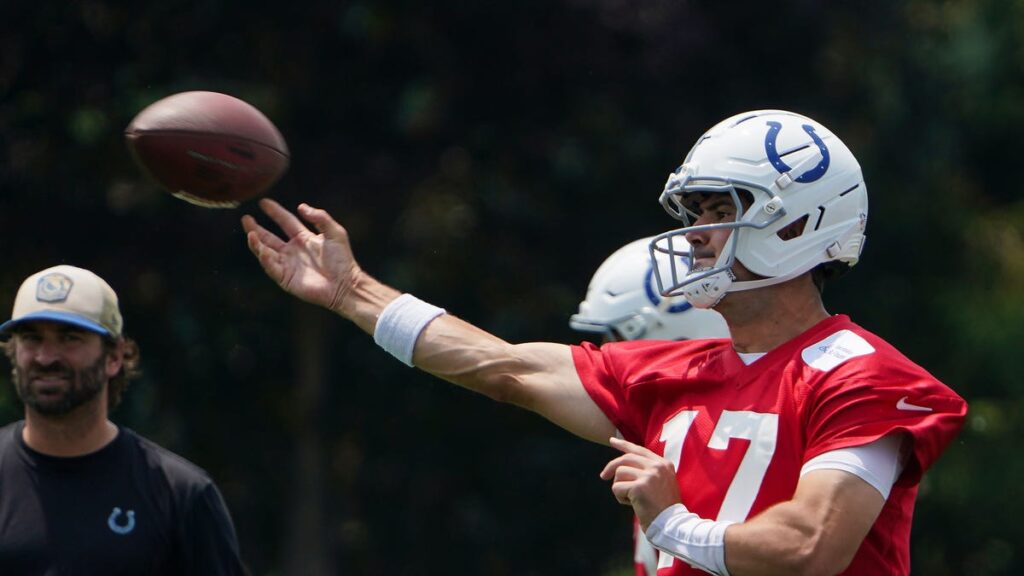 Projected depth charts on Day 1 of practices