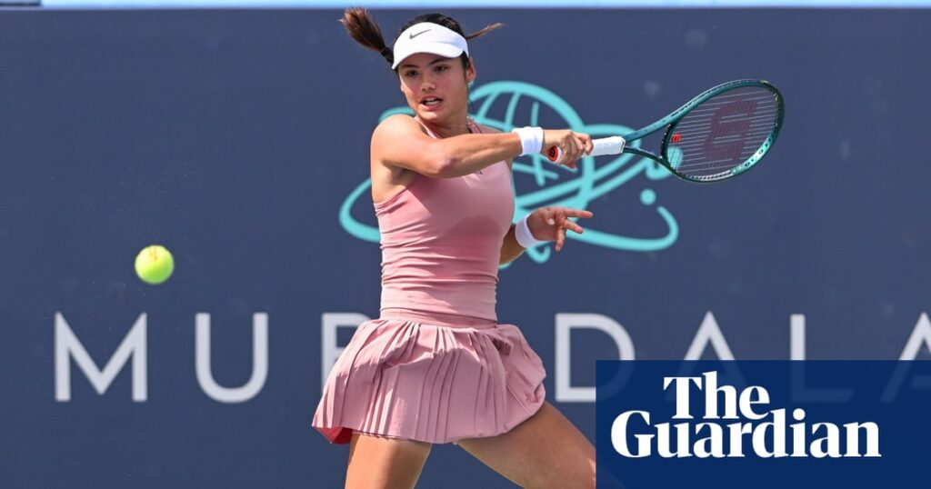 Raducanu races into quarter-finals with win over Osaka to regain British No 1 slot | Emma Raducanu