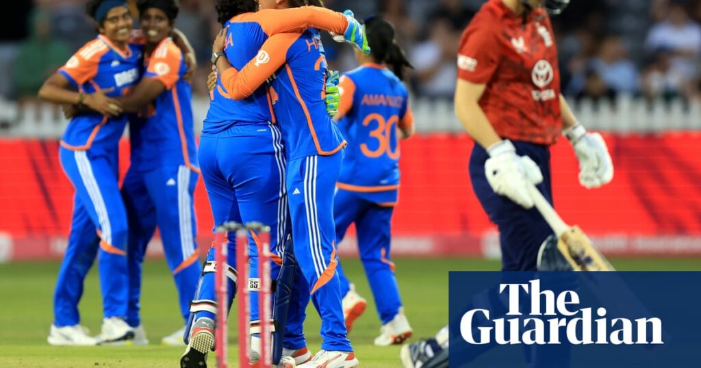 Rodrigues and Amanjot set up second thumping India win over England in T20 series | England women's cricket team