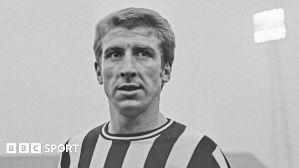 Striker Ronald 'Wyn' Davies was part of the Newcastle United side that won the 1969 Inter-Cities Fairs Cup