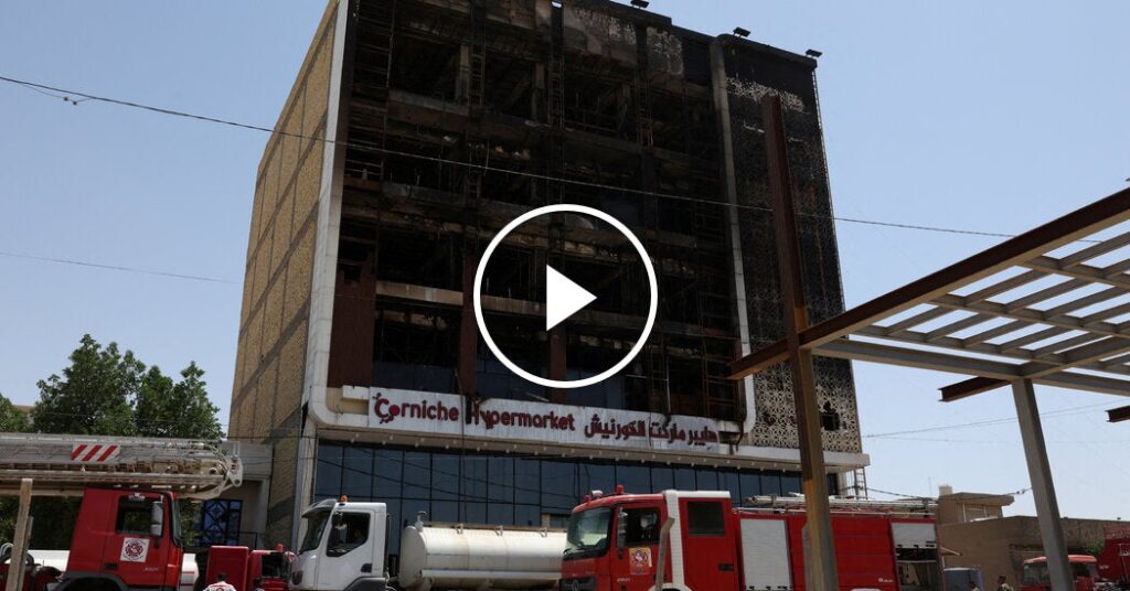Shopping Mall Fire Kills at Least 61 in Iraq