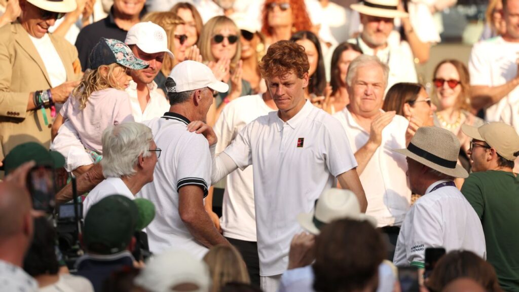 Sinner's Wimbledon title wins bet with coach Cahill, who might stay on