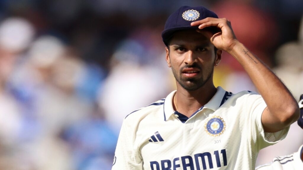 Indian spinner Washington Sundar in action against England. (AP)