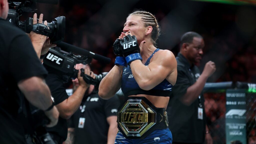 UFC champ Kayla Harrison pleased with long journey to top
