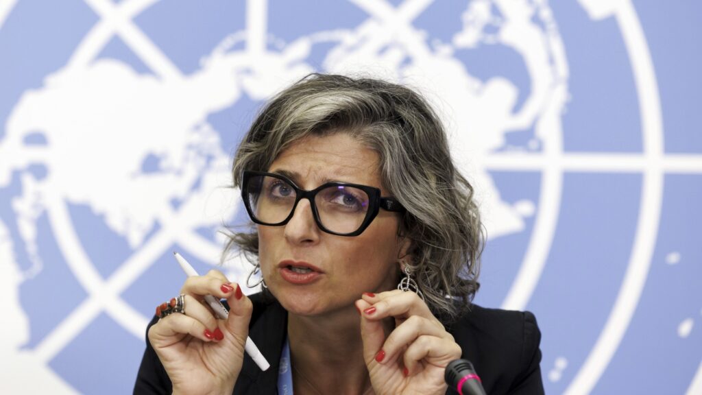 U.S. issues sanctions against U.N. investigator probing abuses in Gaza : NPR