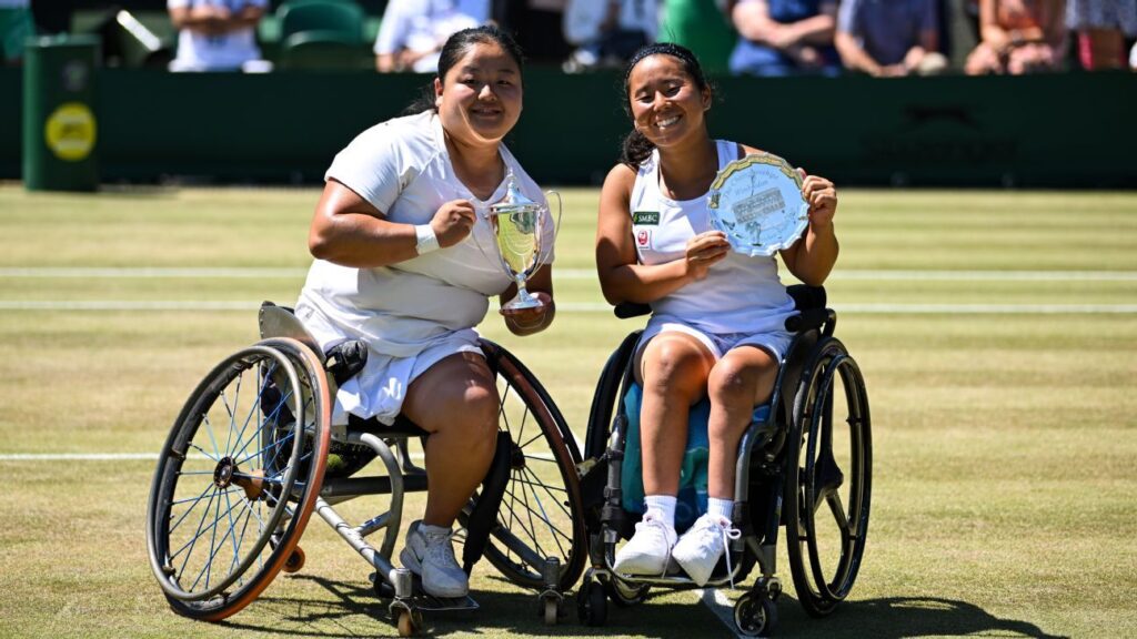 Wang Ziying wins women's wheelchair singles at Wimbledon
