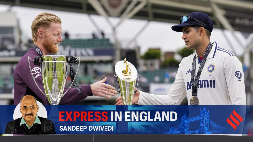 A team official told The Indian Express that while every Indian walked up to Chris Woakes who came to bat with a hand in a brace, admiring him for his courage, several English cricketers asked after how Rishabh Pant had been doing, given his broken toe. (PTI Photo)