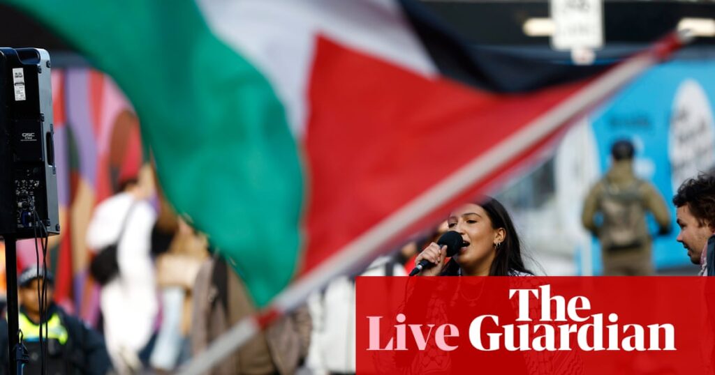 Australia news live: pro-Palestine marches expected to attract huge turnout; Albanese to target red tape to speed up housing construction | Australia news