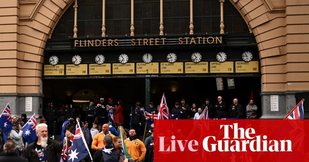 Australia news live: volatile mood in Melbourne as anti-immigration rallies begin across country; Leeser says deal to send NZYQ cohort to Nauru ‘legitimate’ | Australia news
