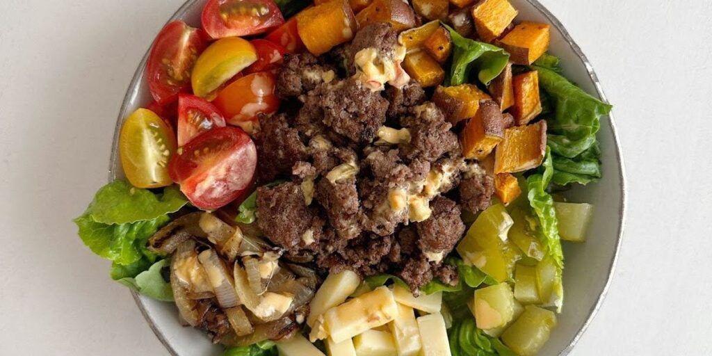 Cheeseburger and Fries Salad Recipe