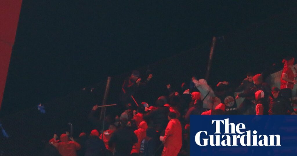 Chile president condemns ‘obvious irresponsibility’ after fan violence suspends Copa Sudamericana match | Soccer