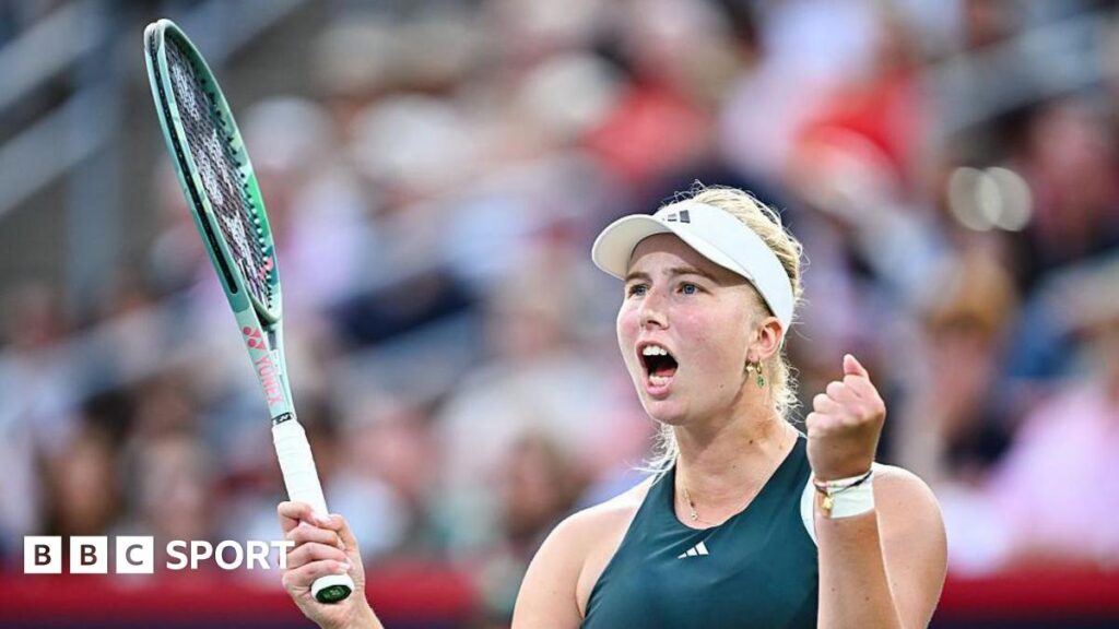 Clara Tauson defeats Madison Keys to set up Canadian Open semi-final with Naomi Osaka