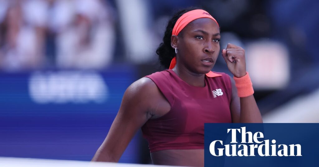 Coco Gauff settles serve and nerves to book Osaka clash in US Open last 16 | US Open Tennis 2025