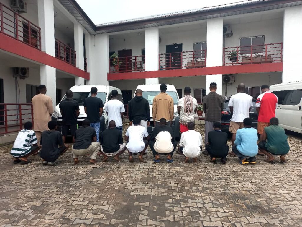 EFCC nabs 37 suspected internet fraudsters in Port Harcourt sting operation