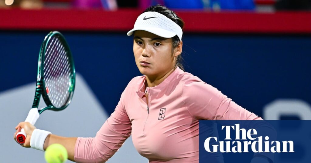 Emma Raducanu knocked out of Canadian Open in straight sets loss to Amanda Anisimova | Tennis