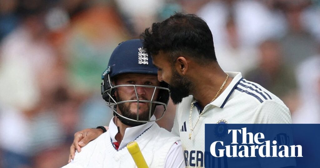 England squander chance to take control as tetchy final Test heads for close finish | England v India 2025