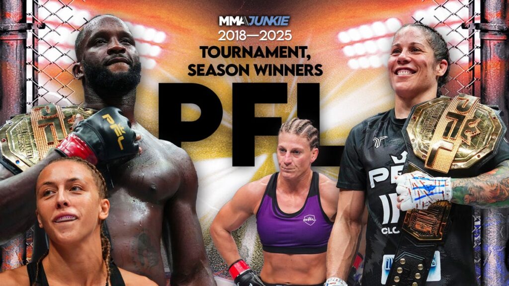 Every season, tournament winner in PFL history