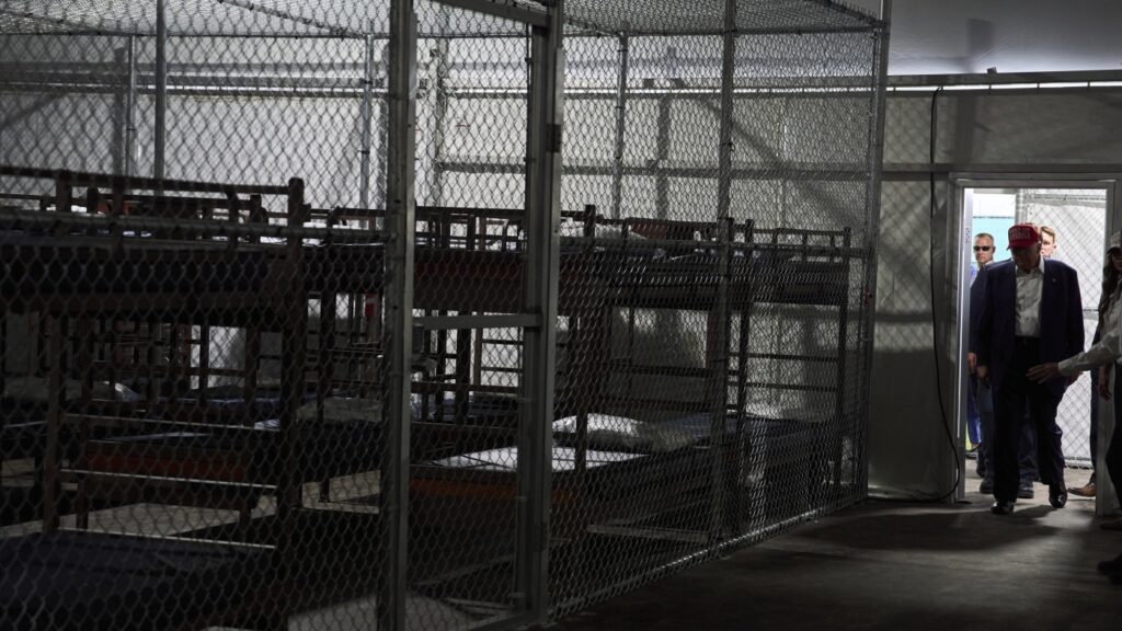 Florida must stop expanding ‘Alligator Alcatraz’ immigration center, judge says : NPR