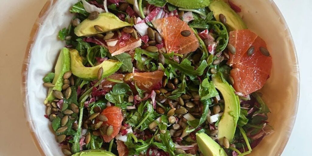 Gut-Boosting Grapefruit and Arugula Salad Recipe