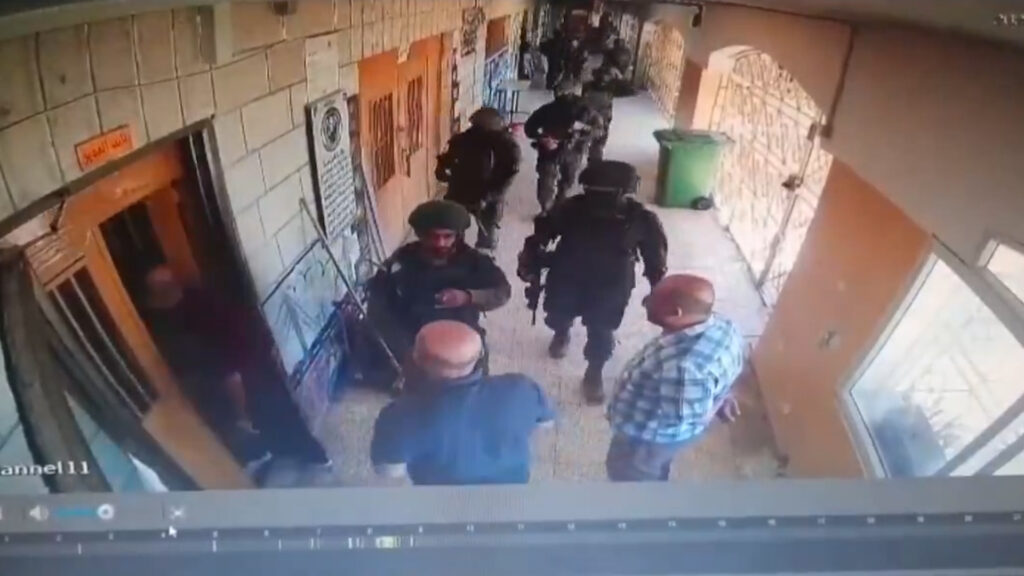 Israeli forces seen raiding occupied West Bank school | Newsfeed