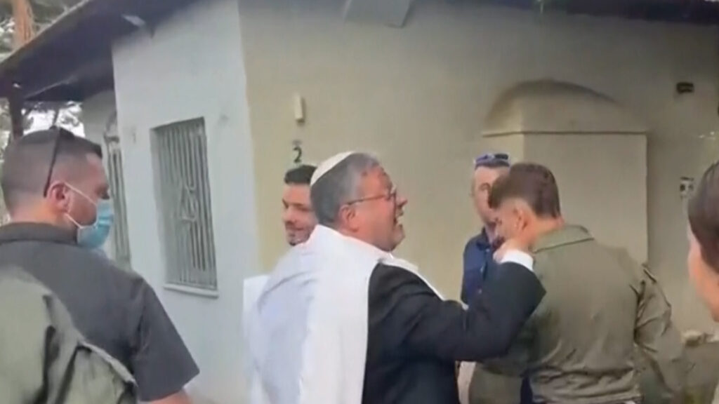 Israeli protesters confront far-right Security Minister Itamar Ben-Gvir | Gaza