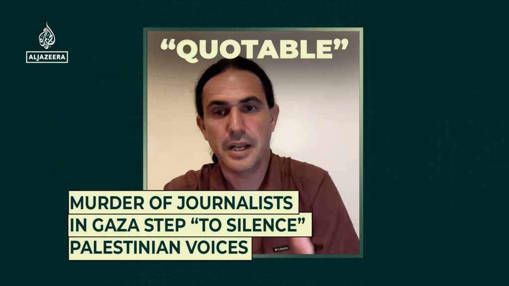 Murder of journalists in Gaza step “to silence” Palestinian voices | Al Jazeera