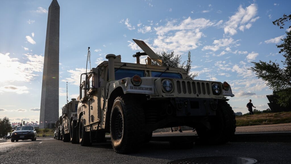 National Guard troops told to maintain presence near National Mall as part of Trump’s anti-crime mission