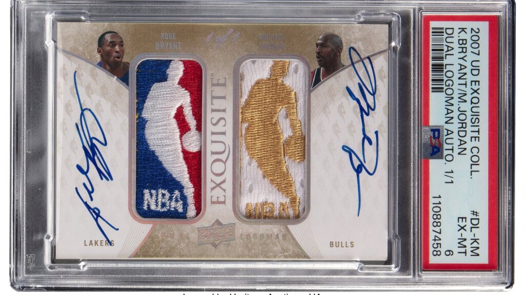 One-of-a-kind Michael Jordan, Kobe Bryant Logoman card sells for record $12.9 million