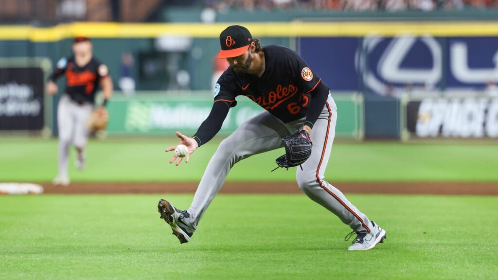 Orioles rookie Brandon Young loses perfect game in cruel fashion