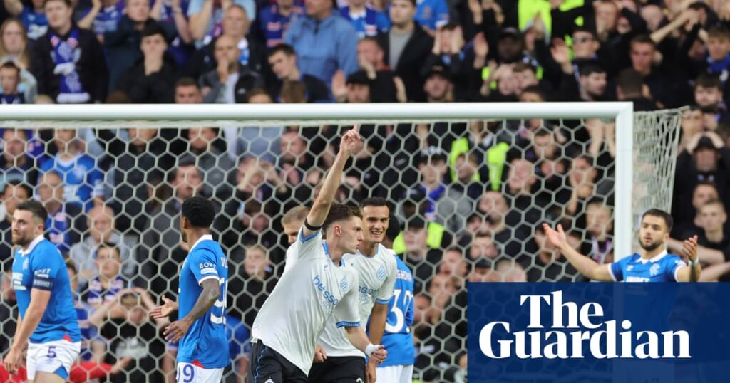 Rangers collapse early against Club Brugge to leave Martin facing fans’ wrath | Champions League