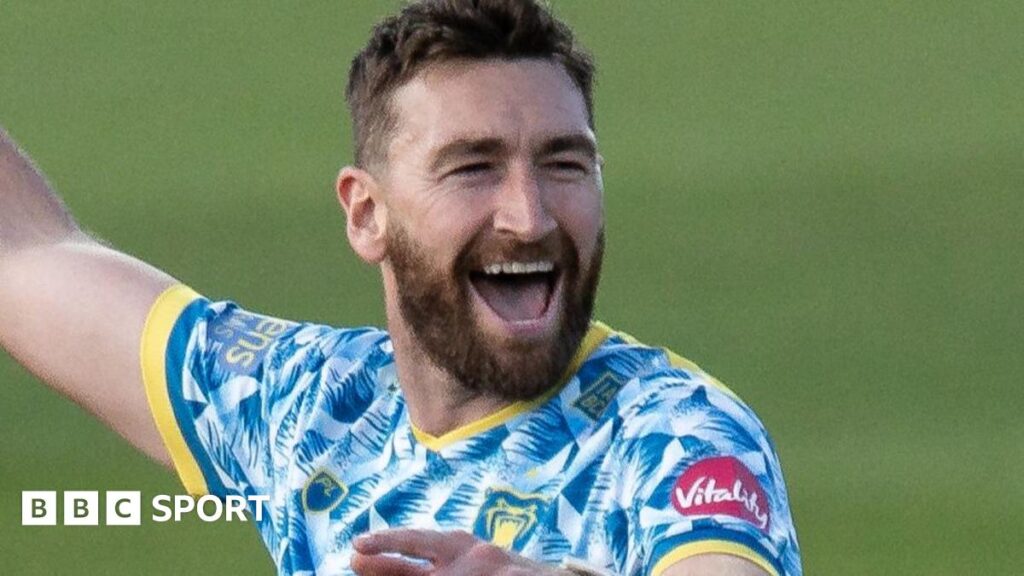 Richard Gleeson celebrates