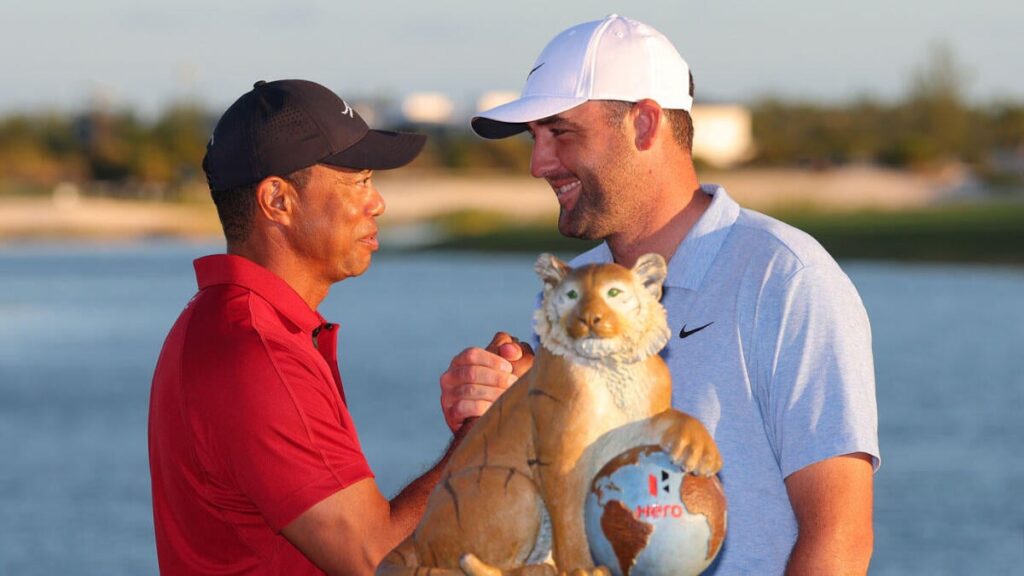 Scottie Scheffler details lessons learned from only competitive round ever played with Tiger Woods at Masters