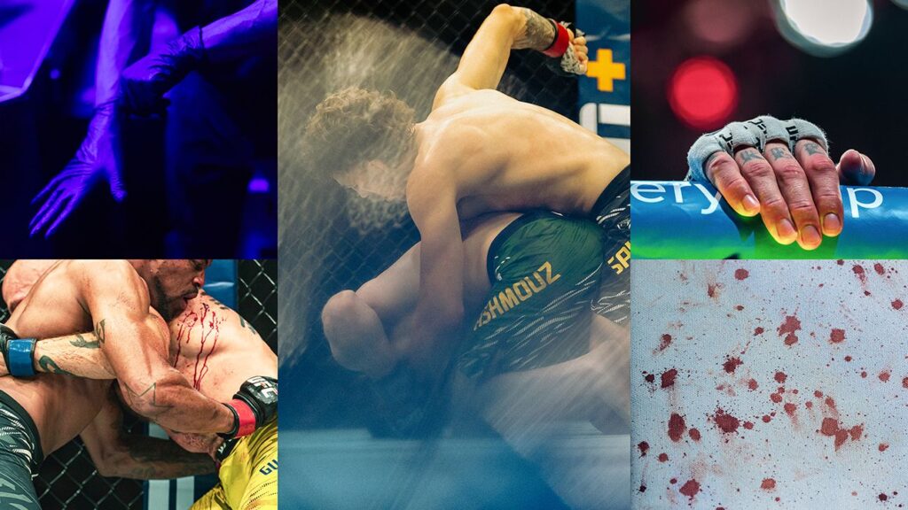 The bloody life of a UFC Octagon