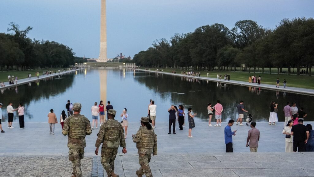 Three Republican-led states to send hundreds of National Guard troops to Washington : NPR