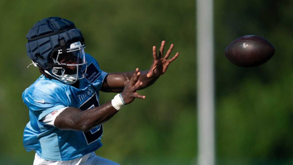 Titans' Tyjae Spears has high ankle sprain