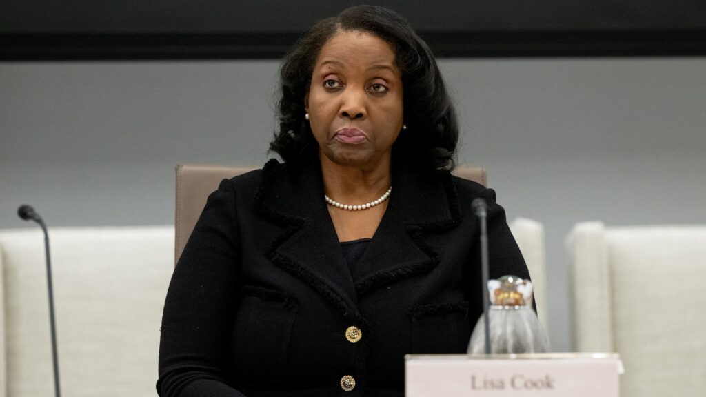 Trump says he's firing Fed Reserve Board Governor Lisa Cook