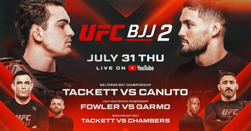 UFC BJJ 2 free live video stream, results, highlights | Tackett vs. Canuto