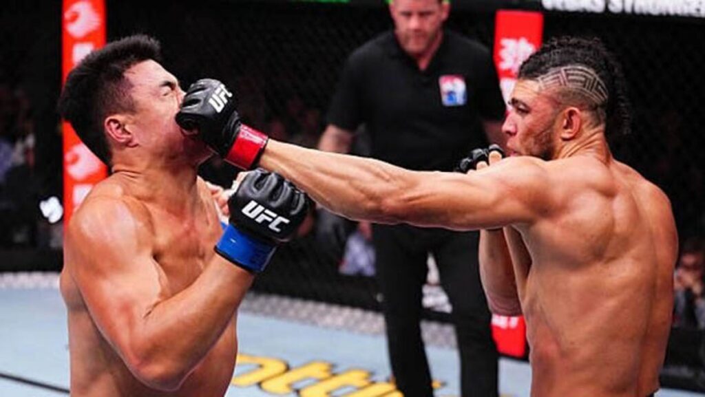UFC Shanghai big winner admits rust despite brutal finish