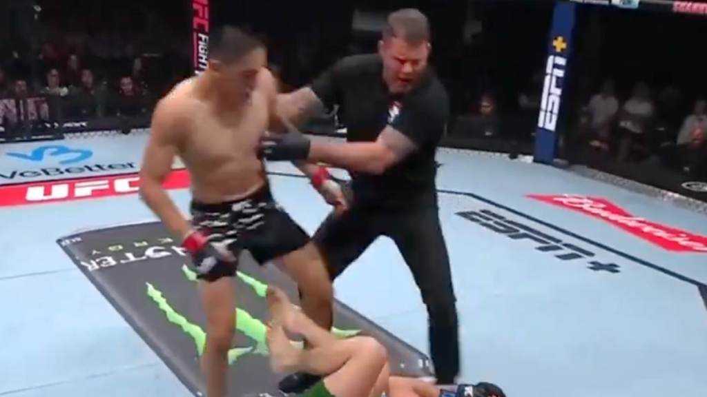 UFC fighter's bravery leads him to knockout loss in Shanghai