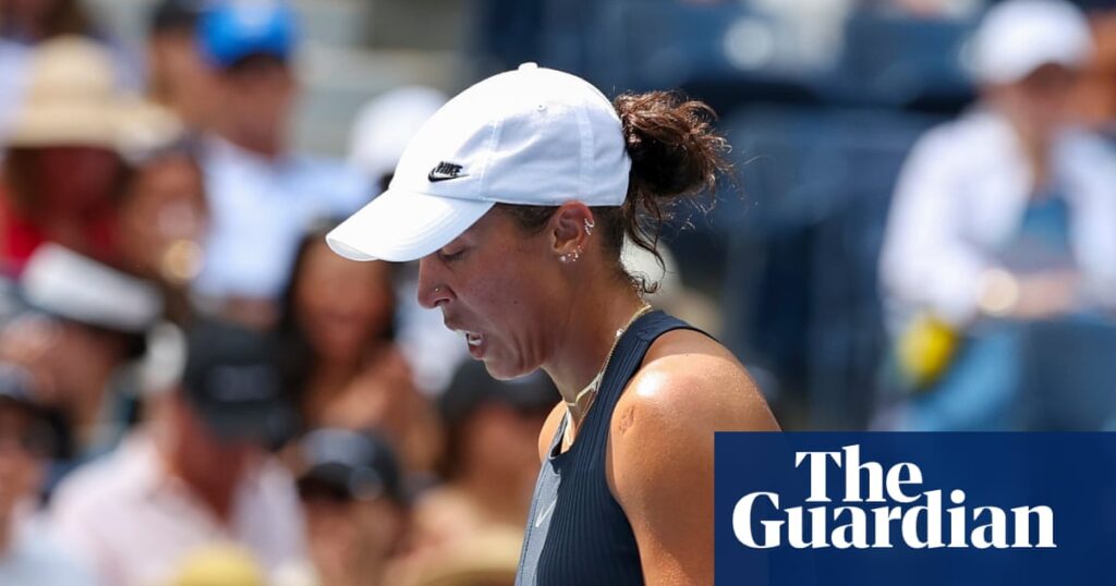 US Open: Home hopes hit as Madison Keys makes 89 unforced errors in first-round loss | US Open tennis