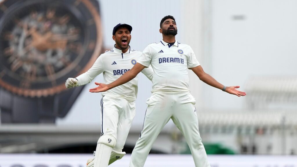 Mohammed Siraj has bowled more overs than any other player in this series and he fitting sealed the win for India. (AP Photo)