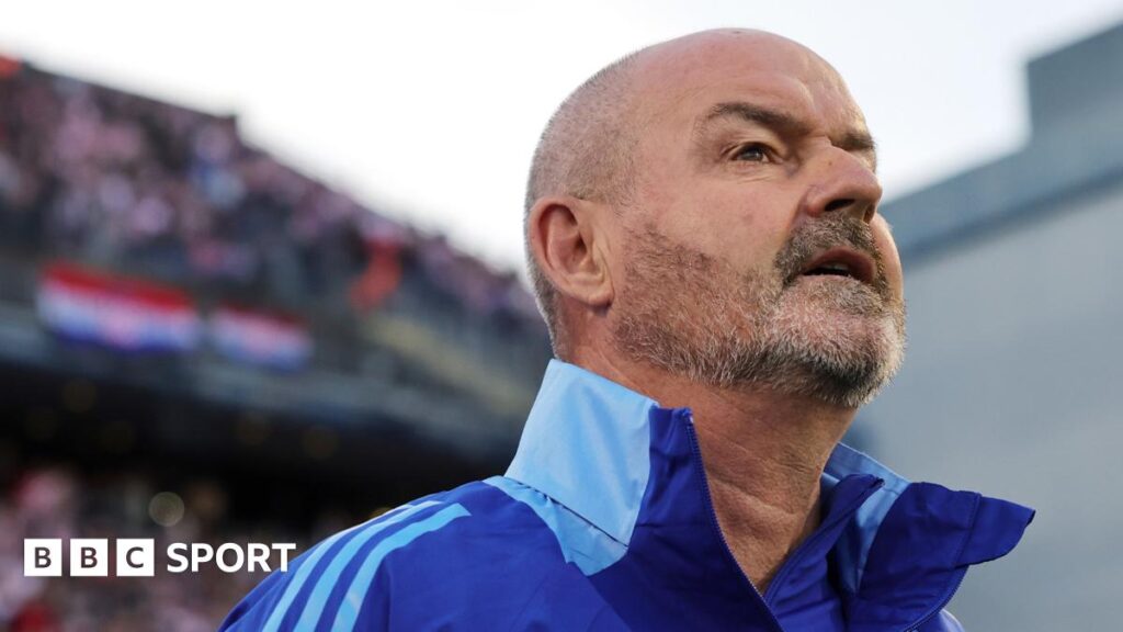 Steve Clarke line up graphic v Cyprus