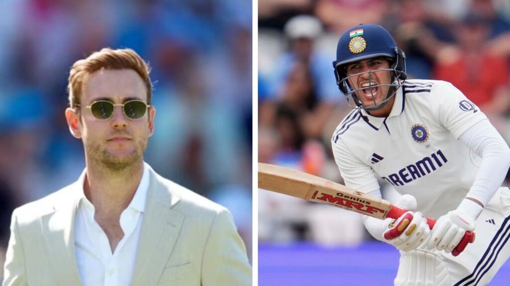 Stuart Broad snubbed Shubman Gill from his combined IND-ENG Test XI. (Reuters/AP)