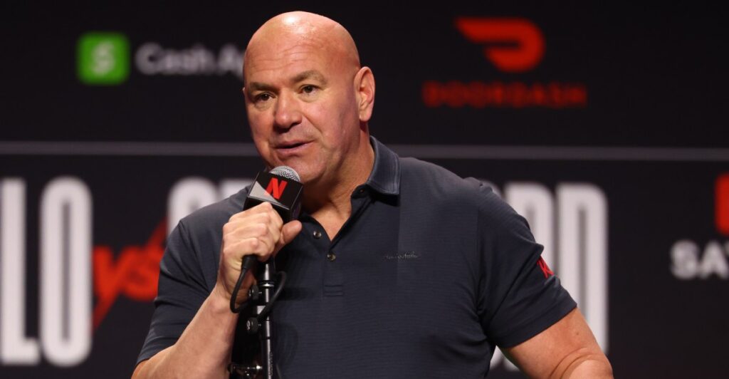 Defensive Dana White under fire for Ali Act attack at Canelo-Crawford presser