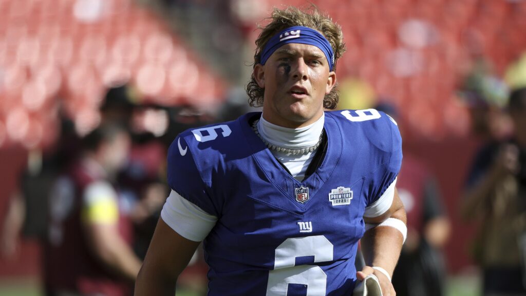 Giants' Jaxson Dart 'Ready Whenever My Number Is Called' If Wilson Struggles Continue