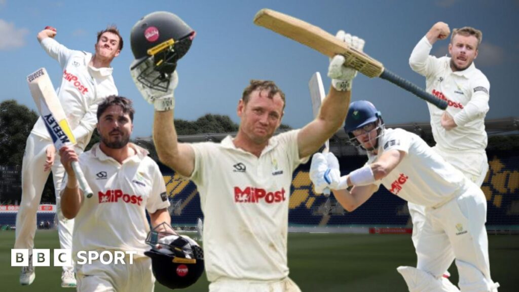 Glamorgan player montage