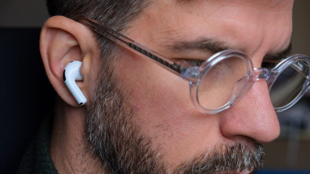 Apple AirPods Pro 3 in use