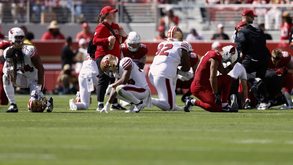 James Conner Carted off Field for Cardinals After Suffering Gruesome Injury vs. 49ers