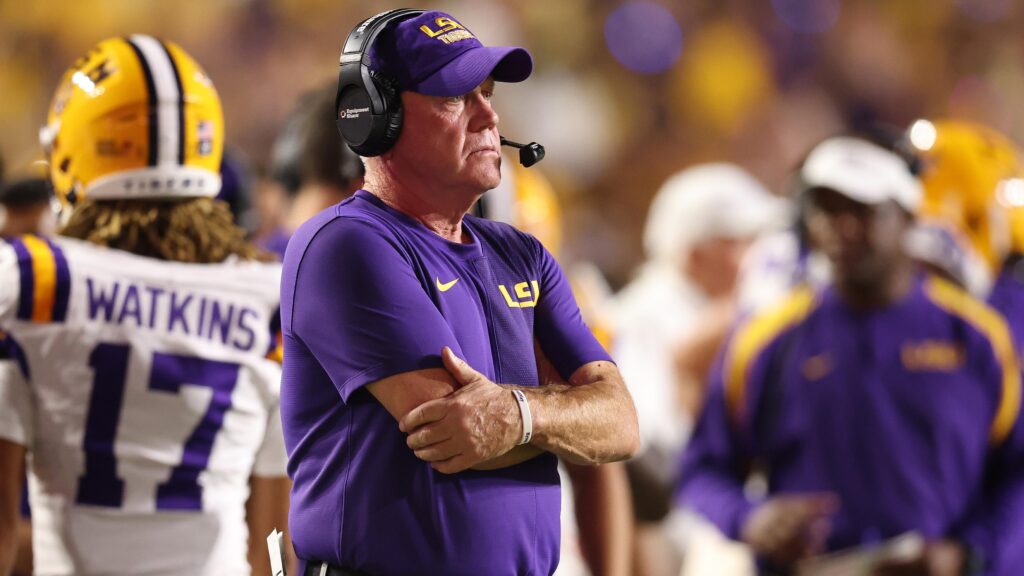 LSU's Brian Kelly Goes off on Reporter on Video, 'We Played the Game to Win the Game'